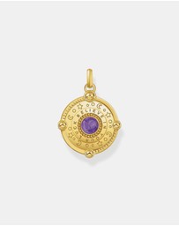 THOMAS SABO - Gold Cosmic Eye Pendant with Colourful Stones
