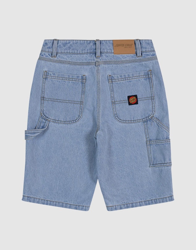 Santa Cruz - Classic Dot Carpenter Jean Shorts - Teens