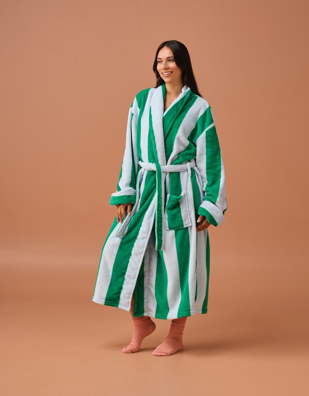 Linen House - Ocean City Plush Robe