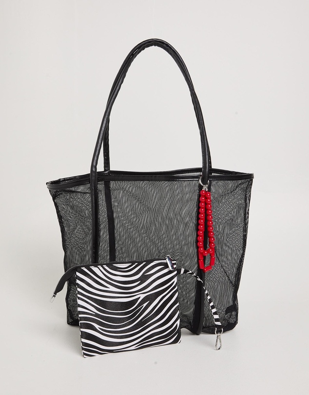 Studio - Callie Mesh Beach Bag