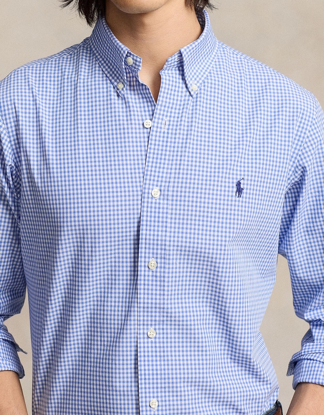 Polo Ralph Lauren - Custom Fit Stretch Poplin Shirt - ICONIC EXCLUSIVE