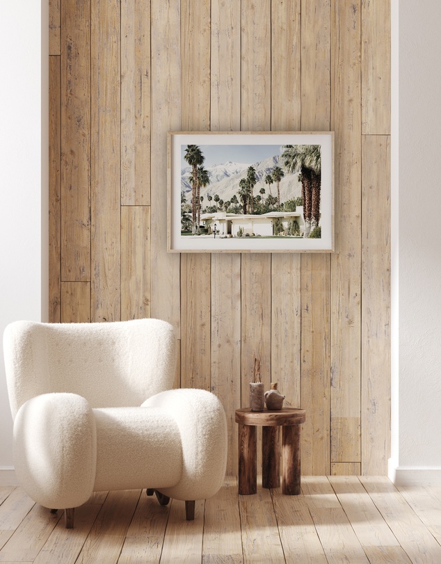 Olive et Oriel - Palm Springs House Art Print