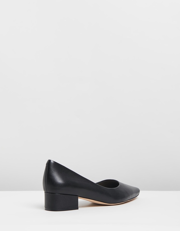 Mollini - Thego Mo Leather Pointed Toe Block Heels