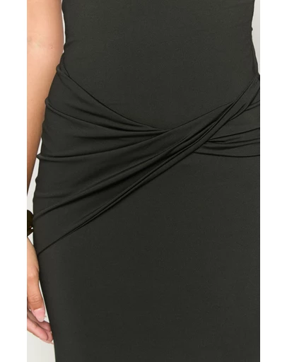 Beginning Boutique - Matilda Black Strapless Maxi Dress