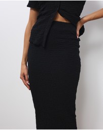 Atmos&Here - Sumi Textured Skirt