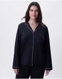 Bras N Things - Emilia Long Sleeve Top - Black