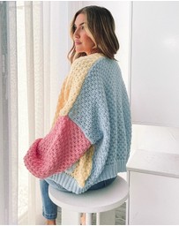 Esther & Co - Colline Cardigan - Yellow Multi