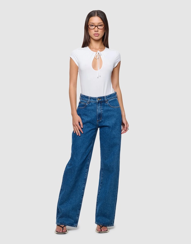 Abrand - Sweetheart Keyhole Tee