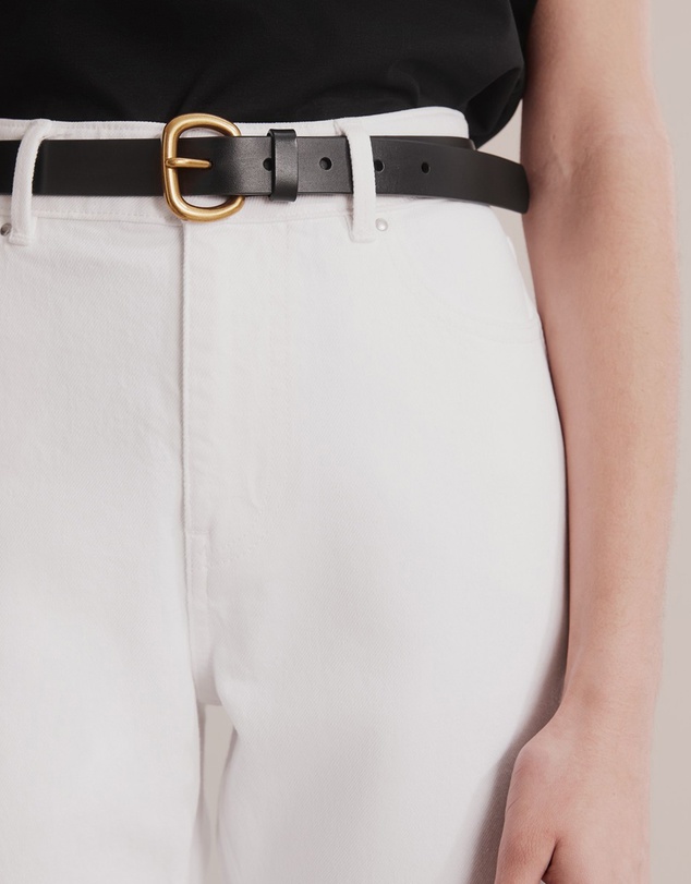 Country Road - Skinny Solid Buckle Belt