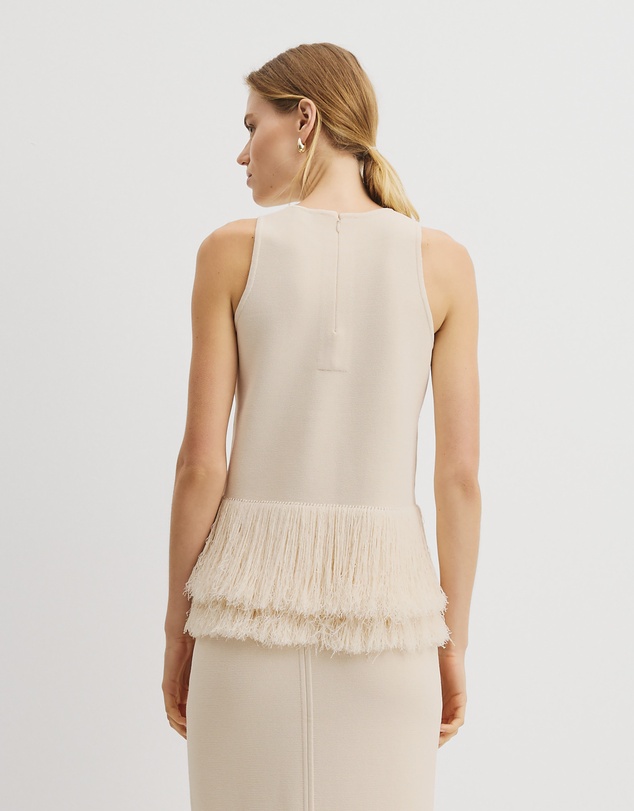 Country Road - Fringe Knit Top