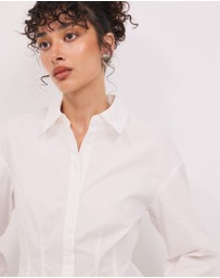 Calli - Hailey Pin Tuck Shirt