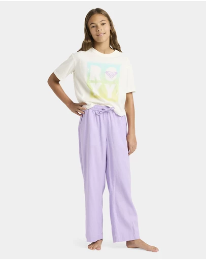 Roxy - Girls 4 to 16 Lekeito Break Linen Pants