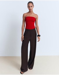 M.N.G - Gyal Strapless Fitted Top
