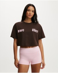 Cotton On Body Active - Relaxed Crop T-Shirt