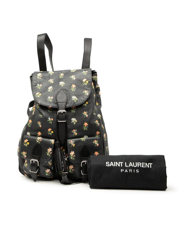Pre-Loved by Azura Reborn - Pre-Loved Leather Prairie Floral Printed Festival Backpack
