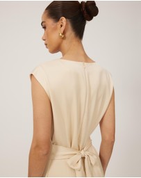 Tussah - V-Neck Midi Dress