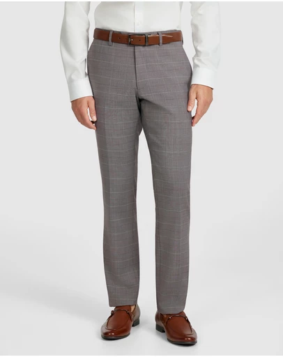 Tarocash - Sovran Check Wool Pant