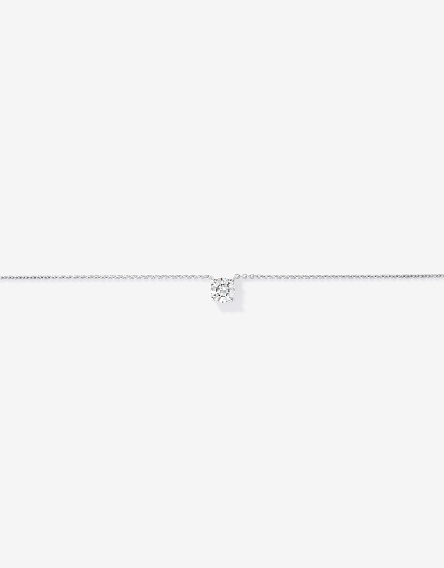Michael Hill - 0.50TW Lab Diamond Round Brilliant Solitaire Necklace in Silver
