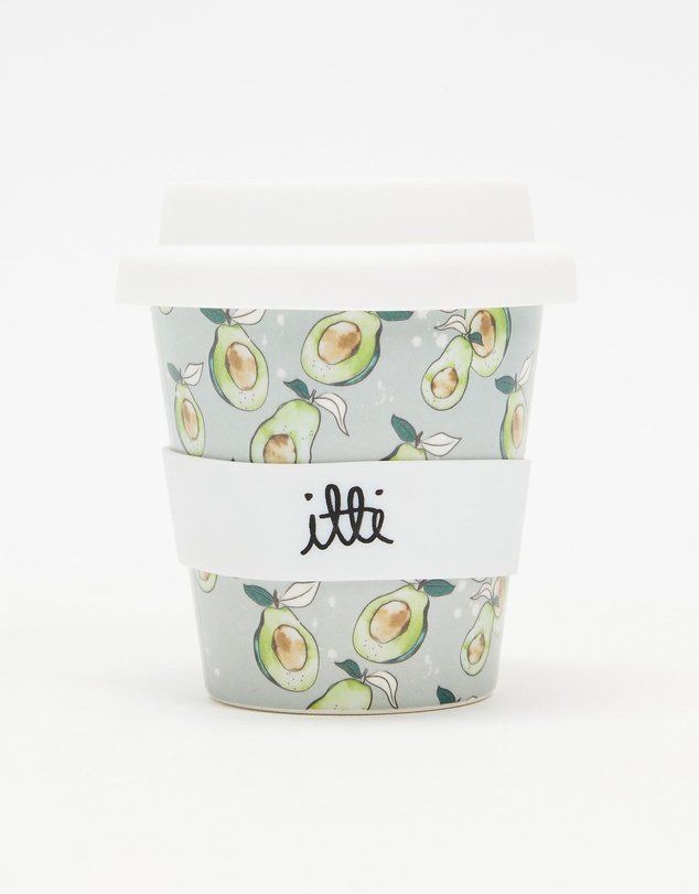 itti bitti - Bamboo Reusable Baby Cino Cup With 2 Straws - Avocuddles