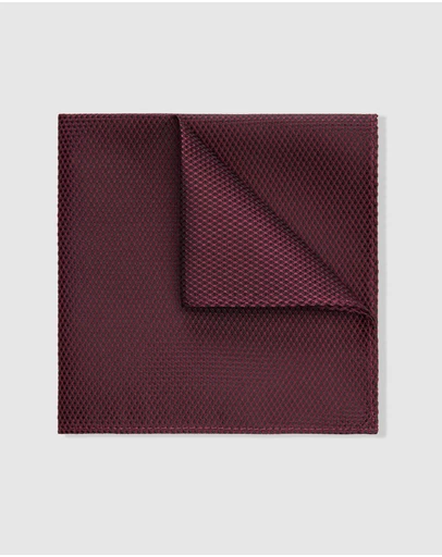 Politix - Silk Textured Two-tone Pocket Square
