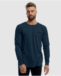 DVNT - Saxon Embroidery Long Sleeve Tee