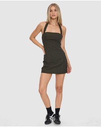 Thrills - Lost Control Halter Mini Dress