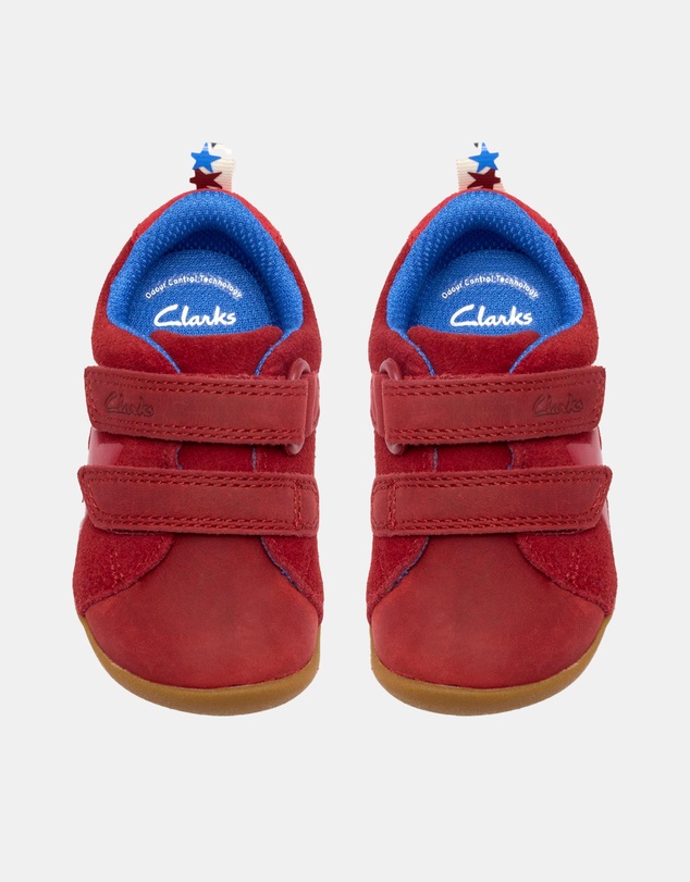Clarks - Roamer City (T) Dark Red