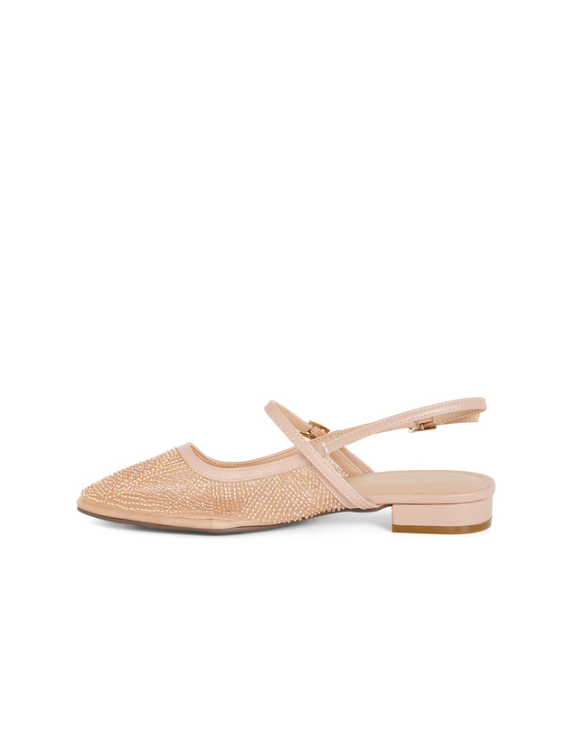 City Chic - WIDE FIT Lily Bead Flat