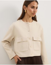 Atmos&Here - Sorelle Cropped Tailored Jacket