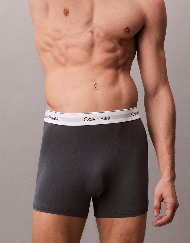 Calvin Klein - 3-Pack Icon Cotton Stretch Relaxed Fit Trunks