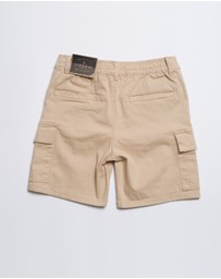 Stock & Co. - Cargo Elastic Waist Stretch Short - Youth
