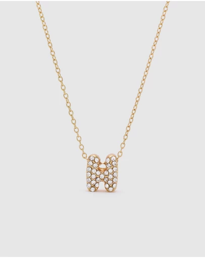 Seed Heritage - Initial Jewel Bubble Necklace