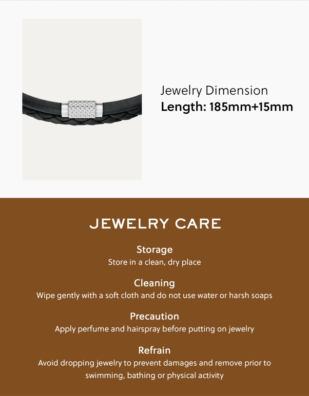 Fossil - Machine Black Bracelet