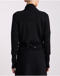 David Lawrence - Grayson Merino Wrap Cardigan