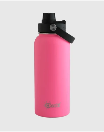 Tolu Australia - 1L Insulated Pink Water Bottle for Adventurers
