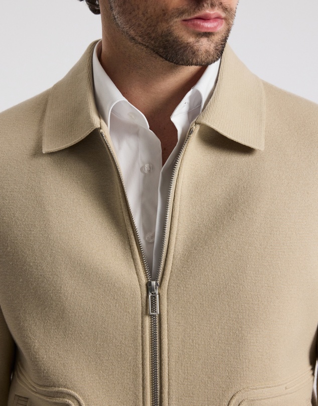 Calibre - Milano Knit Jacket Stone