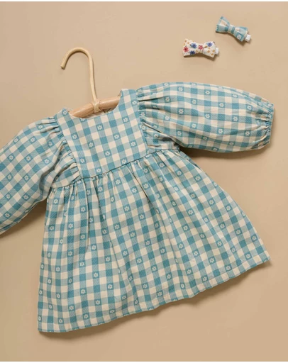 Purebaby - Gathered Dress -Kids-Babies