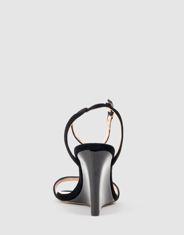 Edward Meller - SHANIA90 Single Strap Sandal on Wedge