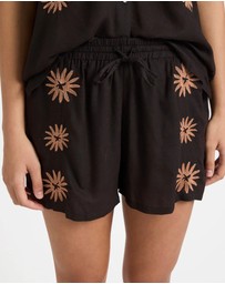 Volcom - Womens Florez Elastic Waist Shorts