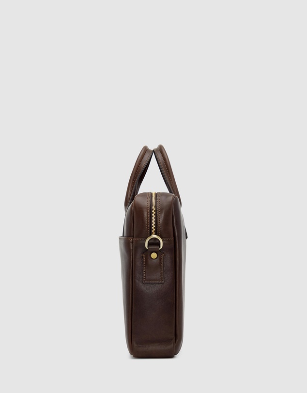 Republic of Florence - The Tokyo Matt Chocolate Briefcase