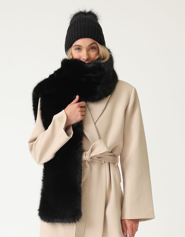 Morgan & Taylor - Peri Chunky Faux Fur Scarf