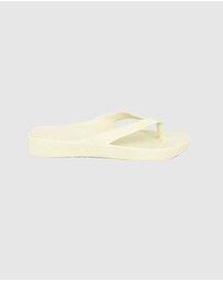 Tolu Australia - Ivory Thongs For Kids With Arch Support