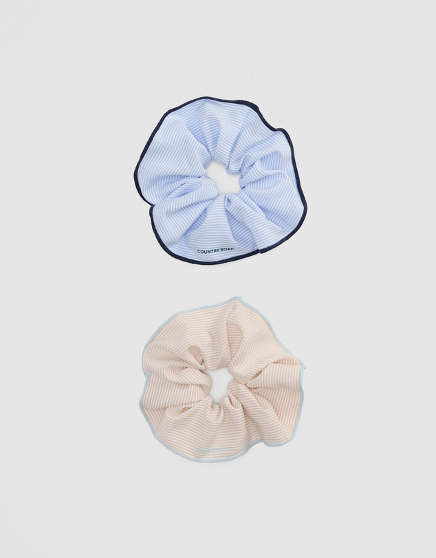 Country Road - Stripe Scrunchie Pack Of 2