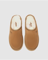 EVERAU - Australian Shepherd Ugg Nano Classic Slipper Cow Suede Upper House Shoes