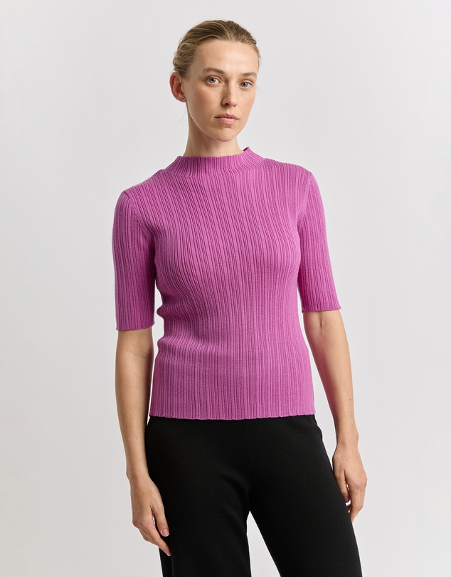 Toorallie - Variegated Rib Top