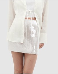 UNISON - Sequin Mini Skirt