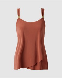 Miraclesuit Swimwear  - Razzle Dazzle Underwired Plus Size Tankini Top