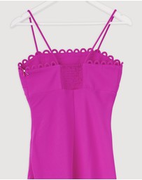 Revibe - Repaired BY JOHNNY. Denise Bias Midi Dress - AU 8