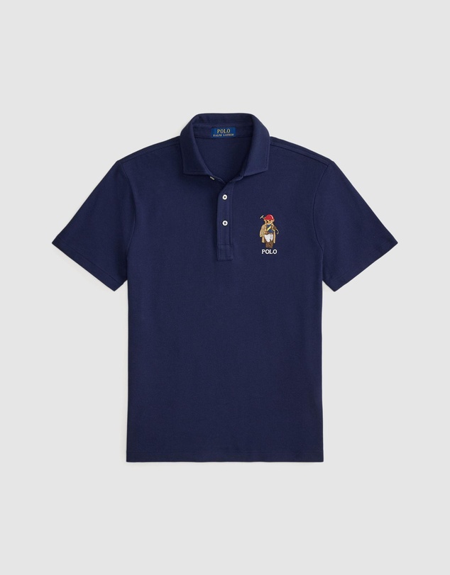 Polo Ralph Lauren - Custom Slim Fit Polo Bear Mesh Polo
