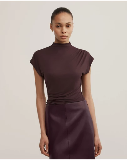 Witchery - Draped High Neck Top